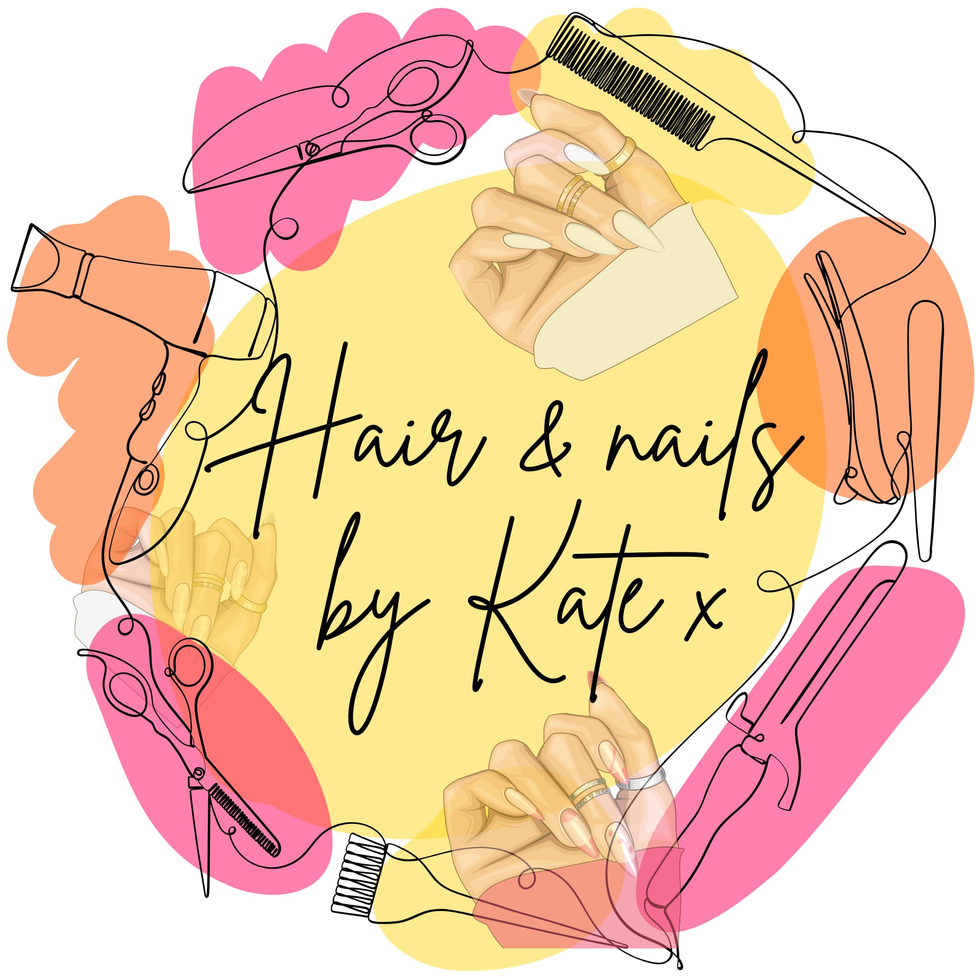 Hair & Nails By Kate x logo